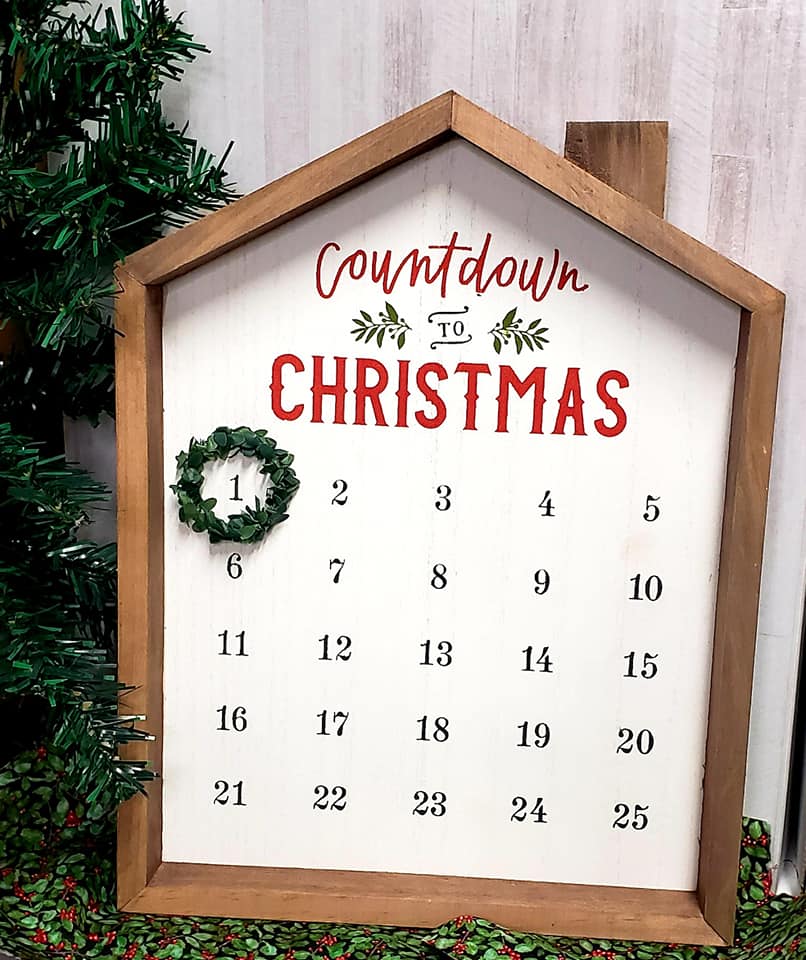 countdown to Christmas family craft 